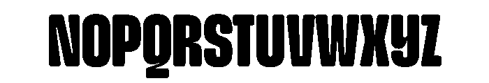 Snug CompactBlack Instance Font UPPERCASE