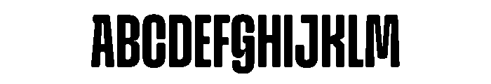 Snug CompactBold Instance Font UPPERCASE
