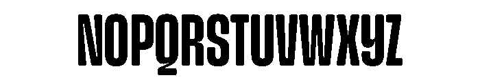 Snug CompactBold Instance Font UPPERCASE