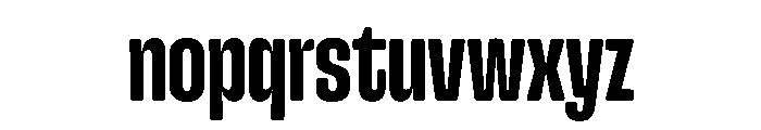 Snug CompactBold Instance Font LOWERCASE
