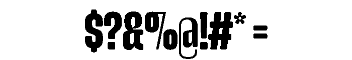 Snug CompactExtrabold Instance Font OTHER CHARS