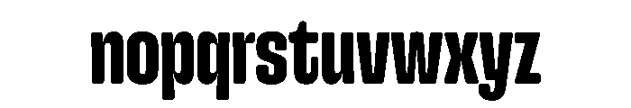 Snug CompactExtrabold Instance Font LOWERCASE