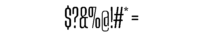 Snug CompactLight Instance Font OTHER CHARS