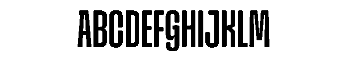Snug CompactMedium Instance Font UPPERCASE
