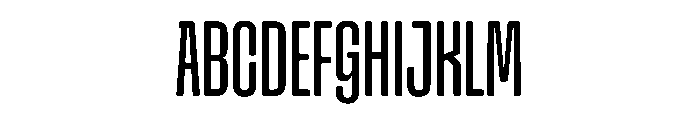 Snug CompactNormal Instance Font UPPERCASE