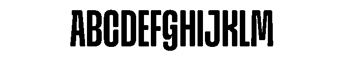 Snug CompactSemibold Instance Font UPPERCASE