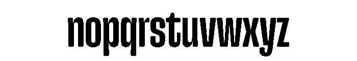 Snug CompactSemibold Instance Font LOWERCASE