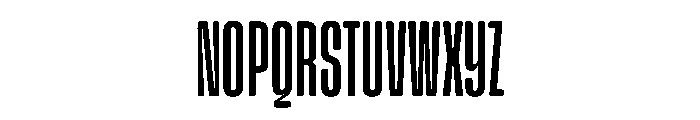 Snug Compressed Instance Font UPPERCASE