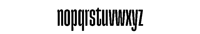 Snug Compressed Instance Font LOWERCASE