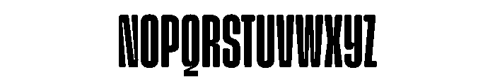 Snug CompressedBold Instance Font UPPERCASE