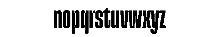 Snug CompressedBold Instance Font LOWERCASE