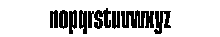 Snug CompressedExtrabold Instance Font LOWERCASE