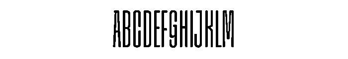 Snug CompressedLight Instance Font UPPERCASE