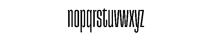 Snug CompressedLight Instance Font LOWERCASE