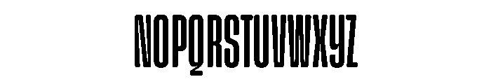 Snug CompressedMedium Instance Font UPPERCASE
