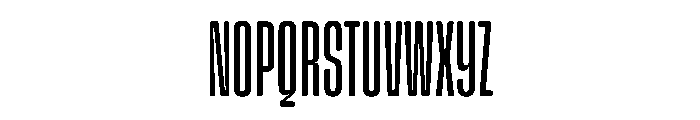 Snug CompressedNormal Instance Font UPPERCASE