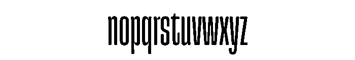 Snug CompressedNormal Instance Font LOWERCASE