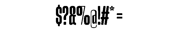 Snug CompressedSemibold Instance Font OTHER CHARS