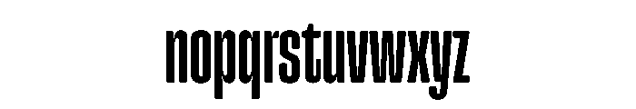 Snug CompressedSemibold Instance Font LOWERCASE
