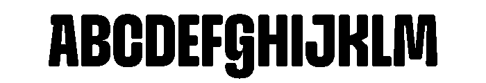 Snug Extrabold Instance Font UPPERCASE