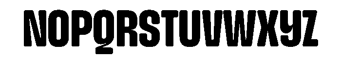 Snug Extrabold Instance Font UPPERCASE