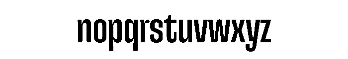 Snug LowCompact Instance Font LOWERCASE