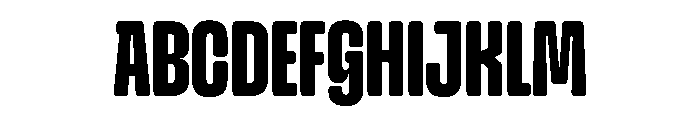 Snug LowCompactExtrabold Instance Font UPPERCASE