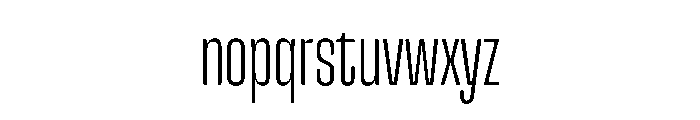 Snug LowCompactExtralight Instance Font LOWERCASE
