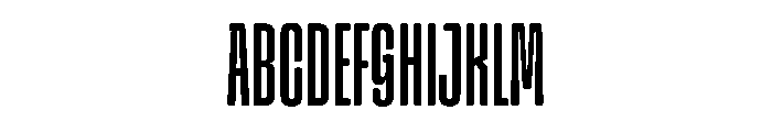 Snug LowCompressed Instance Font UPPERCASE