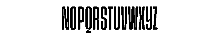 Snug LowCompressed Instance Font UPPERCASE