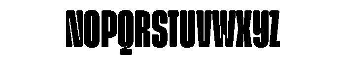 Snug LowCompressedBlack Instance Font UPPERCASE