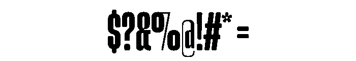 Snug LowCompressedBold Instance Font OTHER CHARS