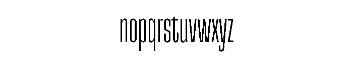 Snug LowCompressedExtralight Instance Font LOWERCASE