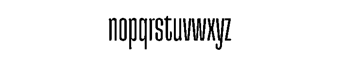 Snug LowCompressedLight Instance Font LOWERCASE