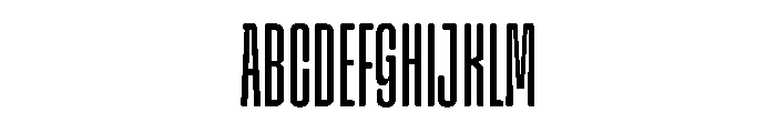 Snug LowCompressedNormal Instance Font UPPERCASE