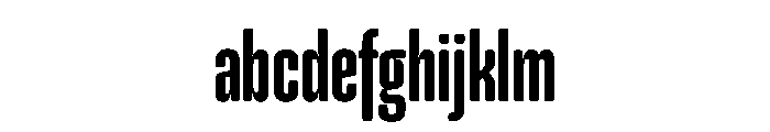 Snug LowCompressedSemibold Instance FONT