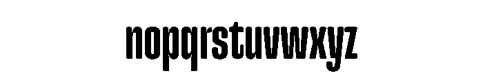 Snug LowCompressedSemibold Instance Font LOWERCASE
