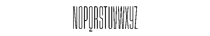 Snug LowCompressedThin Instance Font UPPERCASE