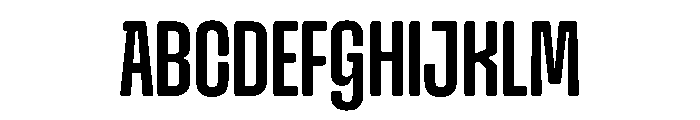 Snug LowMedium Instance Font UPPERCASE