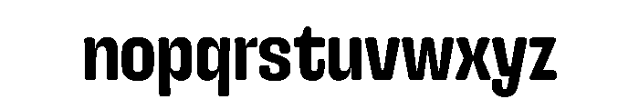 Snug LowSemibold Instance Font LOWERCASE