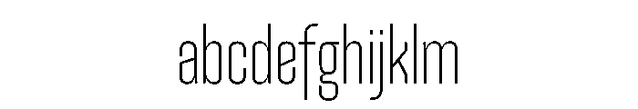 Snug LowThin Instance FONT