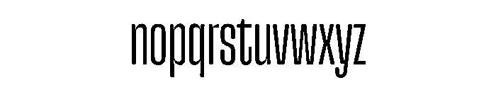 SnugCompact Light Font LOWERCASE