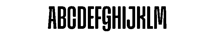 SnugCompact Medium Font UPPERCASE