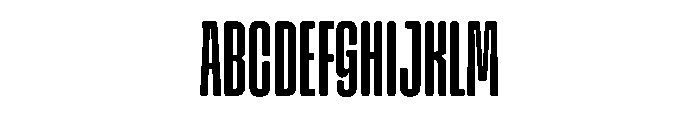 SnugCompressed Medium Font UPPERCASE