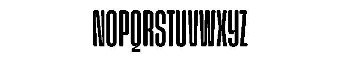SnugCompressed Medium Font UPPERCASE