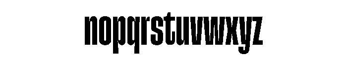 SnugSharp CmpBold Instance Font LOWERCASE