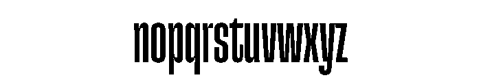 SnugSharp CmpMedium Instance Font LOWERCASE