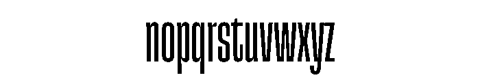 SnugSharp CmpNormal Instance Font LOWERCASE