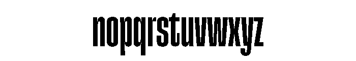 SnugSharp CmpSBold Instance Font LOWERCASE