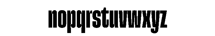 SnugSharp CmpXBold Instance Font LOWERCASE
